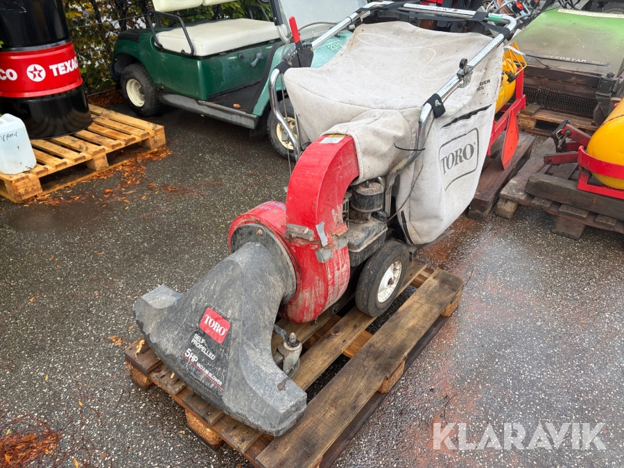 Løvsuger Toro med opsamler og 5 HK Briggs & Stratton benzinmotor