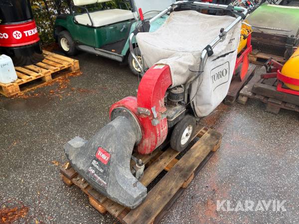 Løvsuger Toro med opsamler og 5 HK Briggs & Stratton benzinmotor
