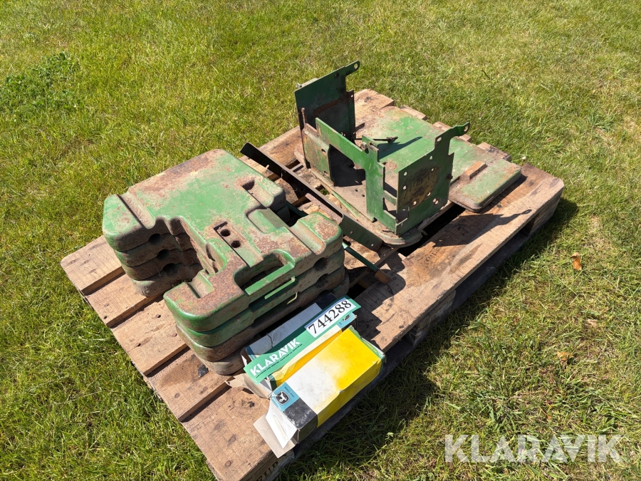 Vægtklodser John Deere 5 styk x 50 kg