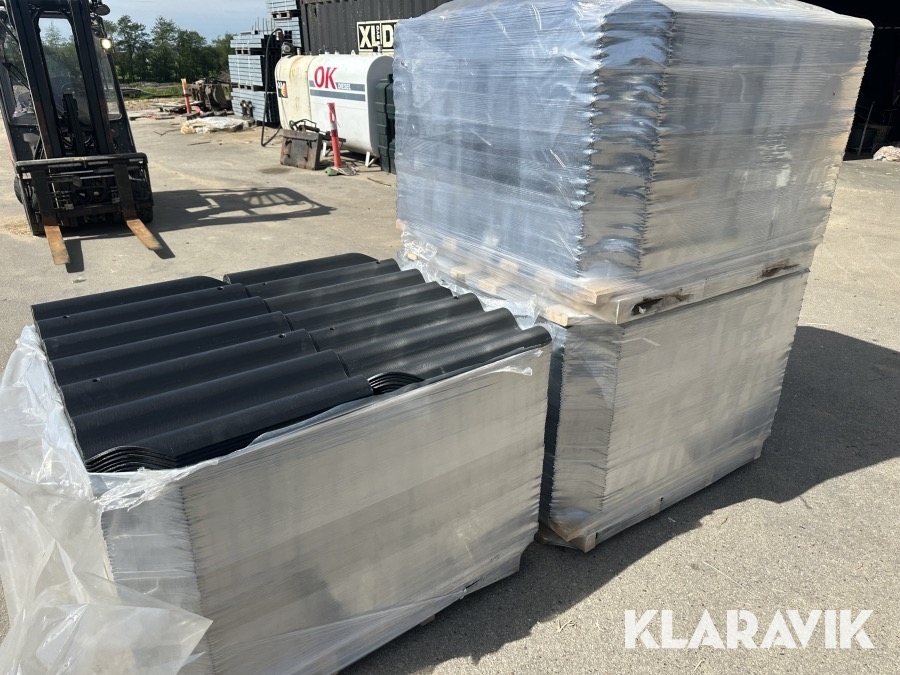 Bølgeplade Euronit 702 HJ/HU Sort - 450 styks