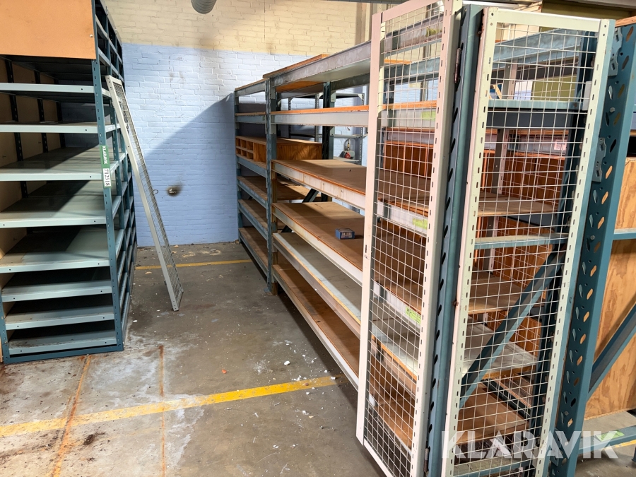 Pallereoler til halv og hele paller - 10 sektioner i alt