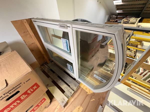 Vindue med bue Rationel 108.8x164.8 cm 1 styk