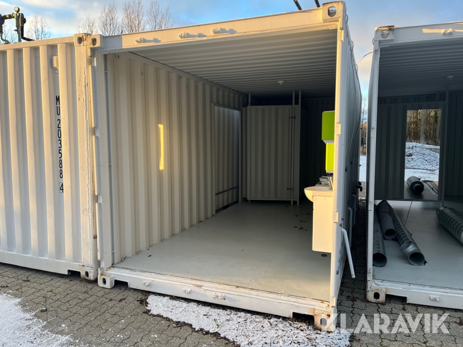 Special-container 20 fod med speciel indretning