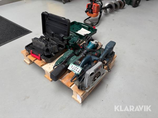 Lot med håndværktøj Bosch, Blackbull Og Makita - 9 enheder