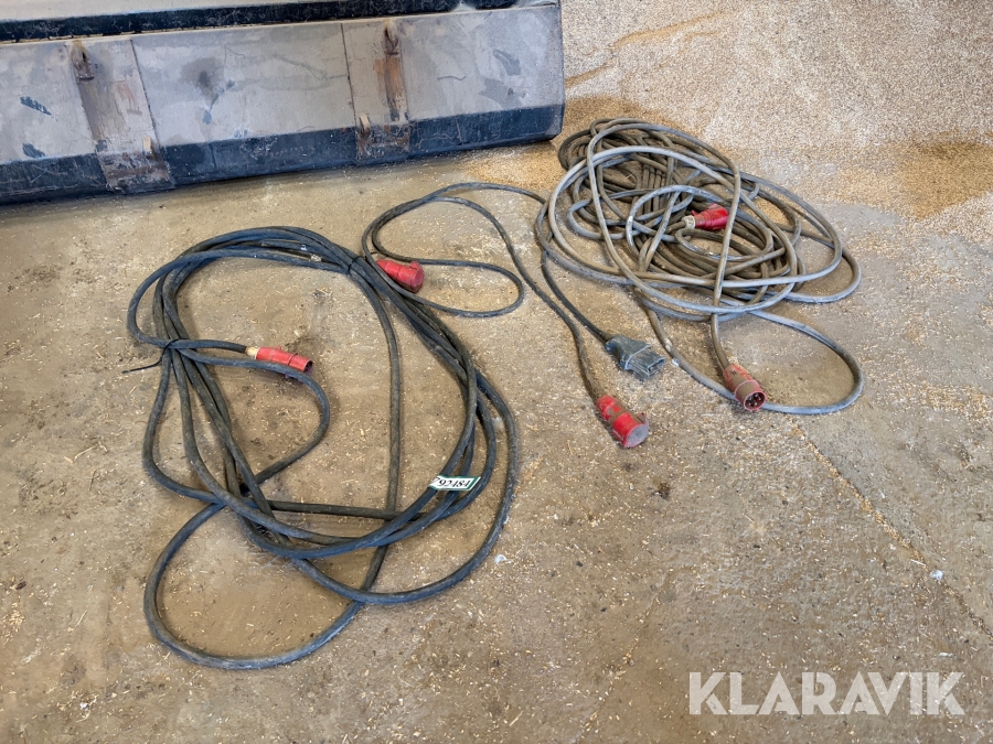 Industri kabler 3 styk