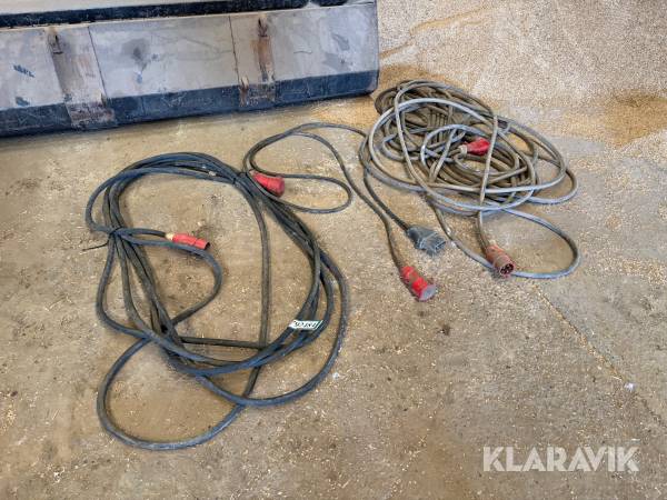 Industri kabler 3 styk