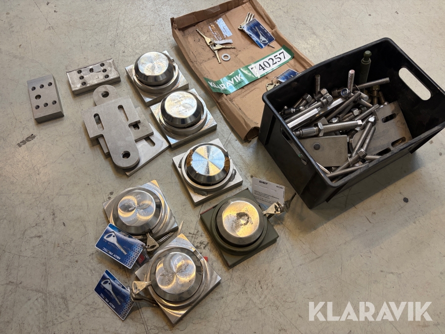 Låse til container VDS M106339, 6 Styk
