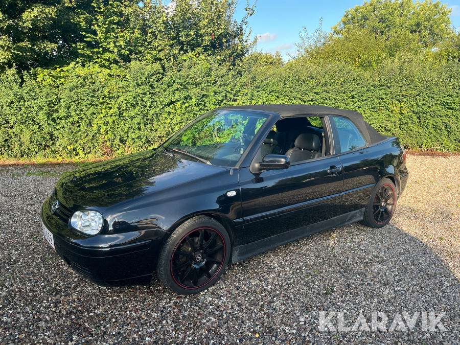 Personbil Volkswagen Cabriolet 1,6 Golf 3,4