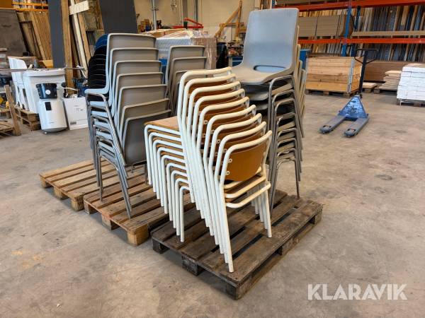Stole - 42 styk, blandet