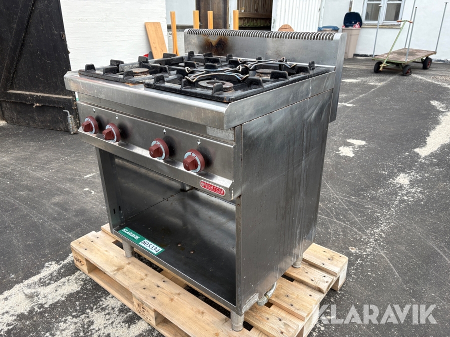 Professionelt Gaskomfur Bertos G7F4M - 4 blus