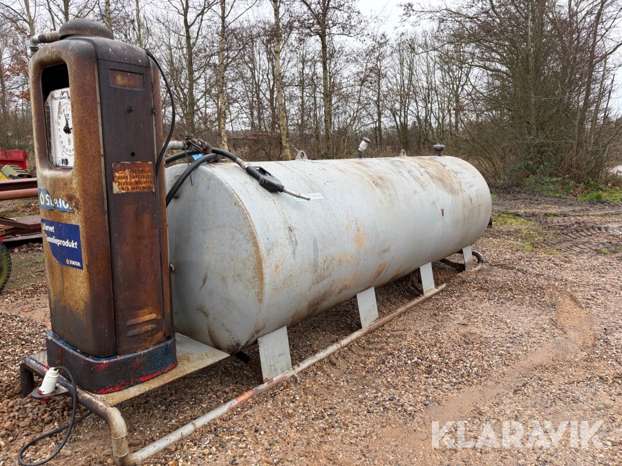 Dieseltank med pumpe Herning Beholderfabrik
