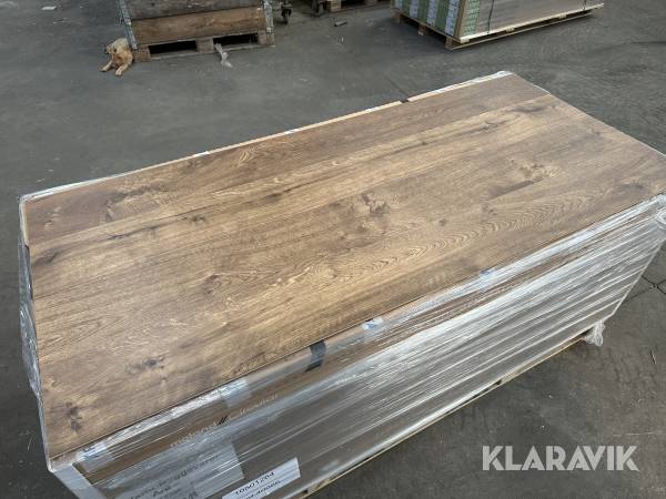 Gulv Moland Oak Cork Plank French Smoked - 65,4 m2