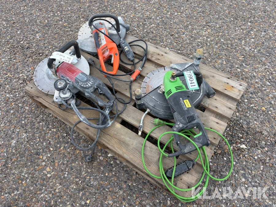Kapsave Husqvarna, Eibenstock & Ukendt - 3 styk