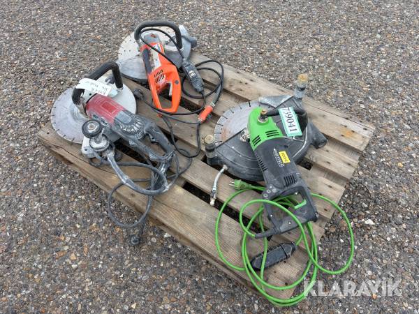 Kapsave Husqvarna, Eibenstock & Ukendt - 3 styk
