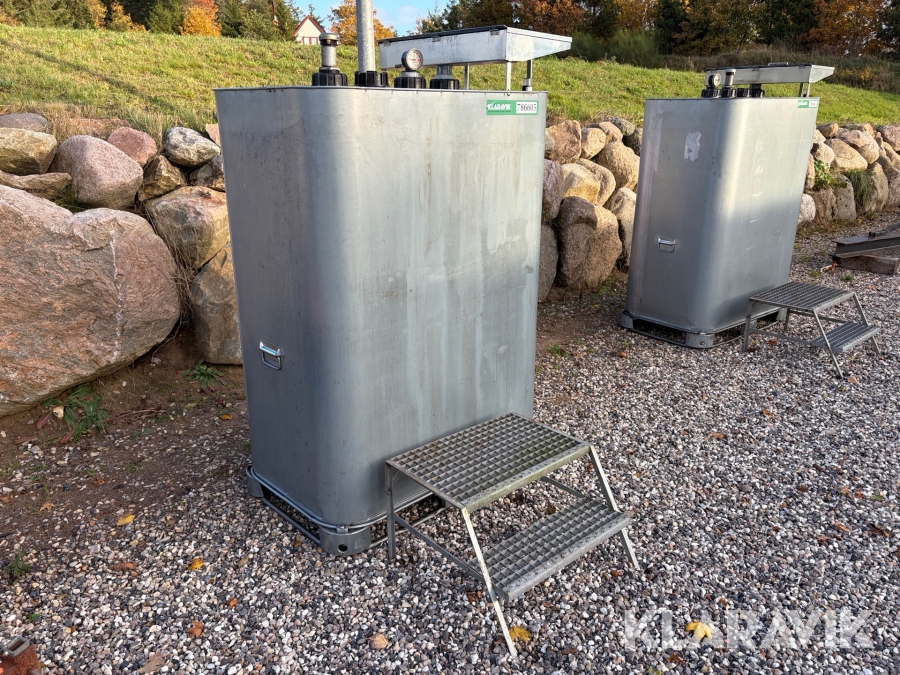 Spildolietank SCHÜTZ Tit 1000L dobbeltsidet