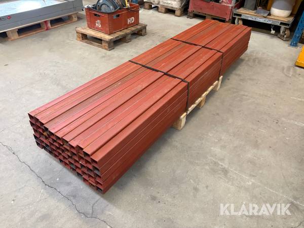 Stålrør RHS 2,4 meter 55 styk