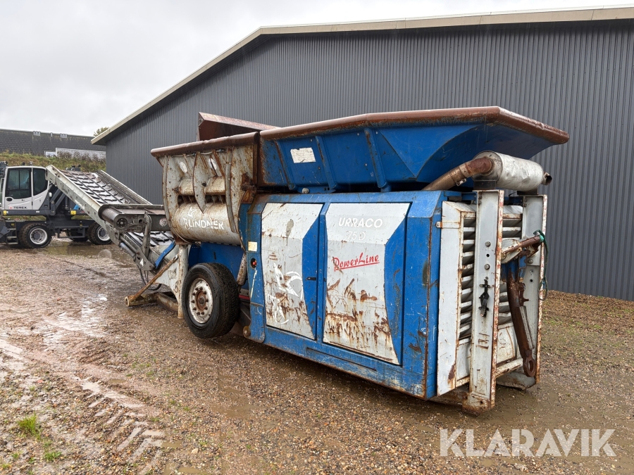 Mobil shredder Lindner U-75-D