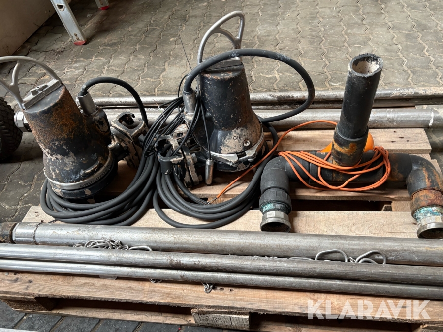 Komplet pumpeinstallation til spildevand Grunfos