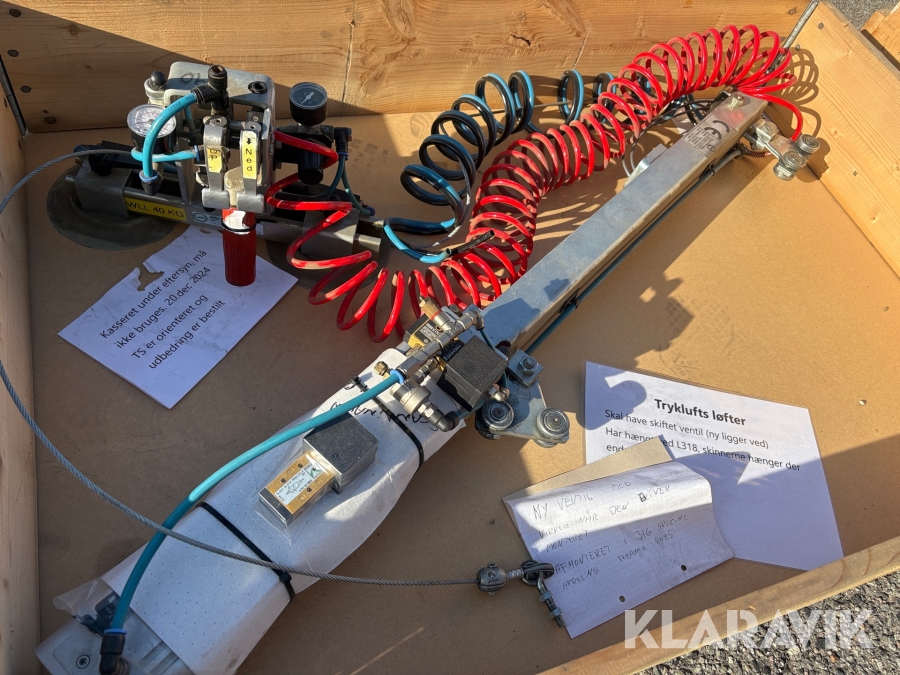 Trykluftsløfter Maskinværkstedet 1590-40