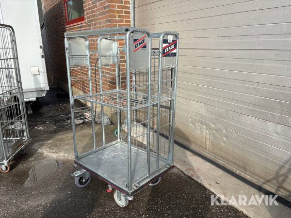 Opbevaringsvogne Tvättman Etage - 10 styk