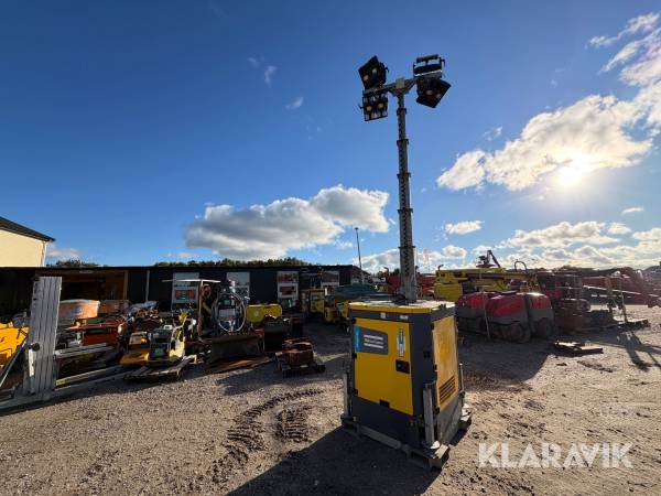 Teleskoplysmast Atlas Copco HiLight B5+ 8 meter - Diesel