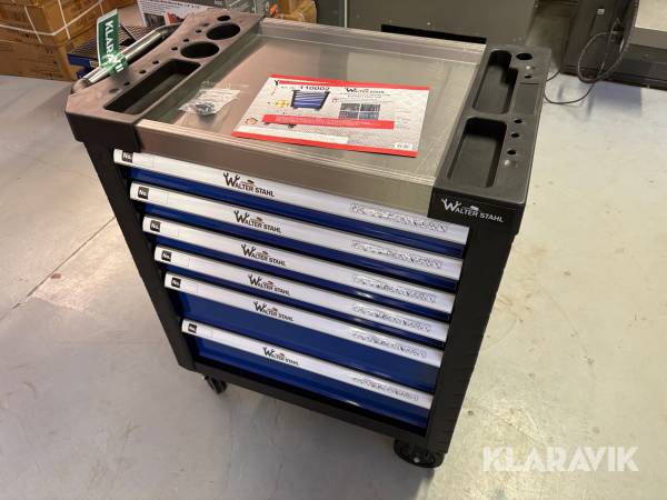 Komplet værkstedsvogn Walter Stahl