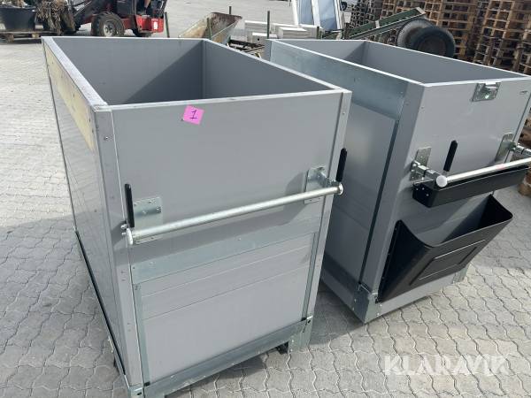Container med hjul Strautmann 2 styk