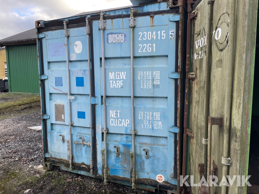 Container i stål 20 fod