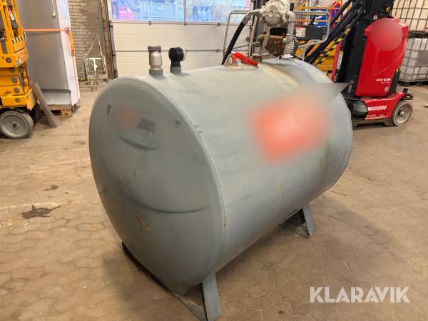 Tank Thyholm Olieservice 1500 L - inklusiv pumpe og tæller