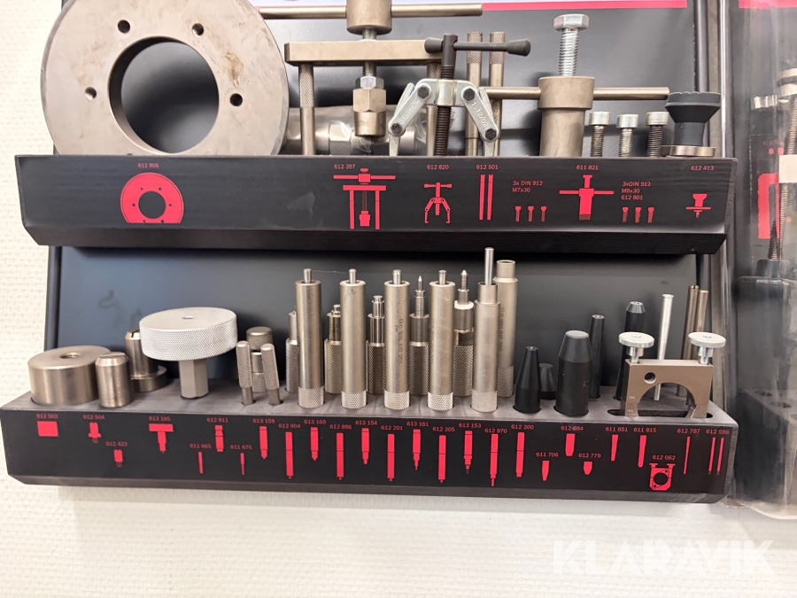 Udstyr reparation af dyser og pumper komplet