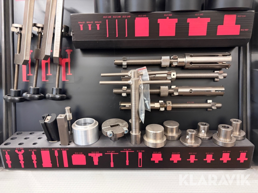 Udstyr reparation af dyser og pumper komplet