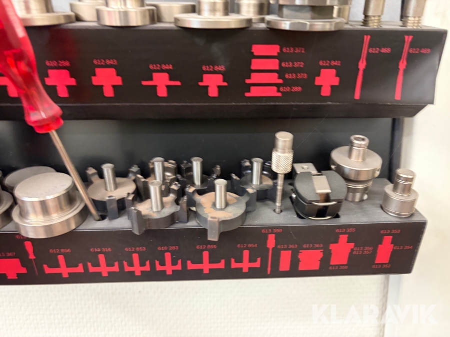 Udstyr reparation af dyser og pumper komplet
