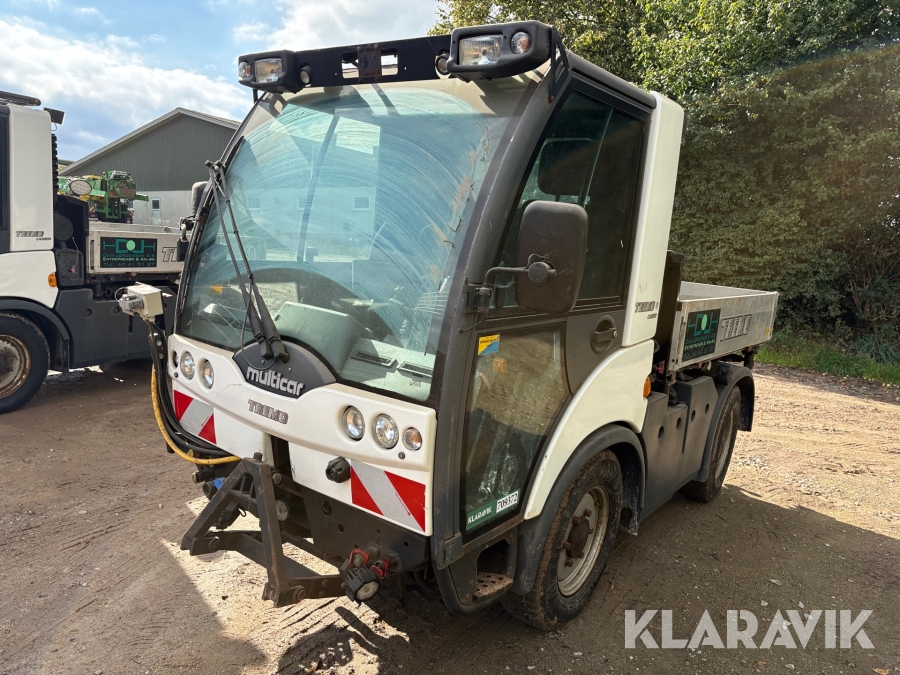 Redskabsbærer Multicar Tremo Carrier X56/WMU2X5, 3-vejs tip-lad og medstyrende bagaksel