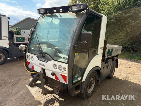 Redskabsbærer Multicar Tremo Carrier X56/WMU2X5, 3-vejs tip-lad og medstyrende bagaksel