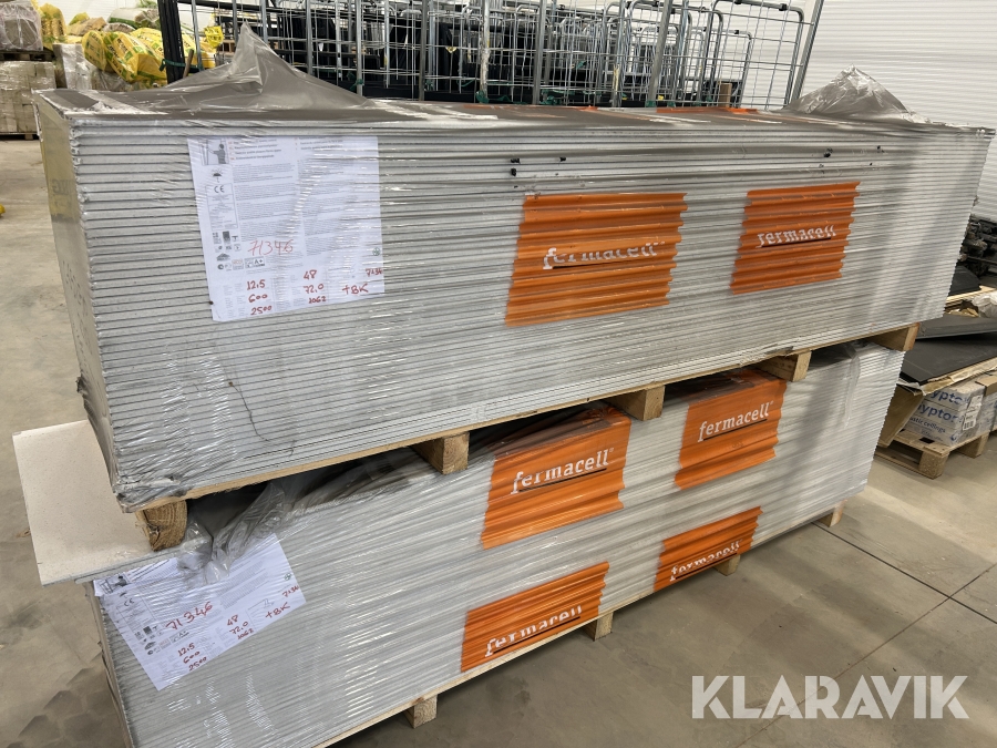 Byggeplader Fermacell 96 styk