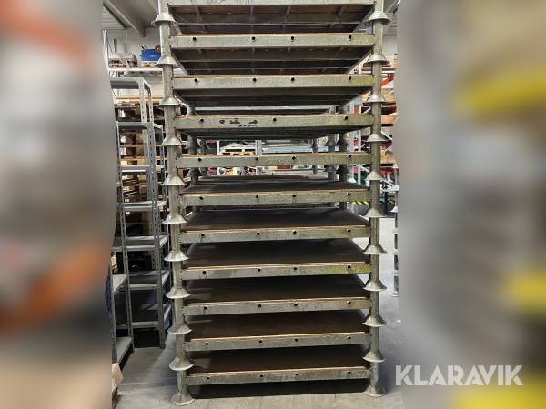 Pallereoler / stabelreoler Hans Høj Lagerinventar 1500kg - 21 styk
