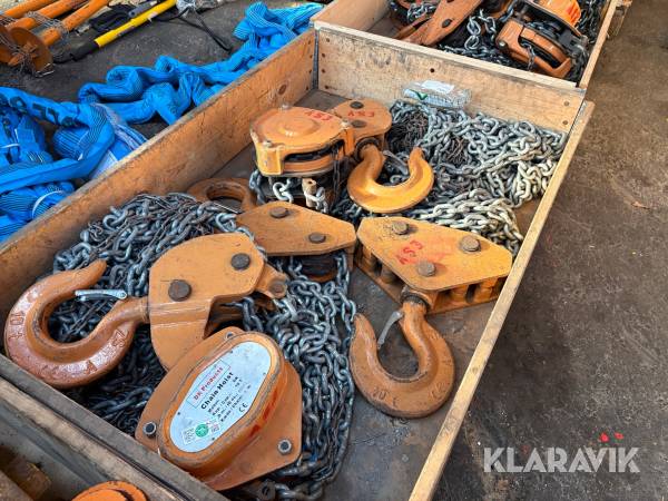 Krantaljer DK Products Chain hoist 2 enheder - 10T
