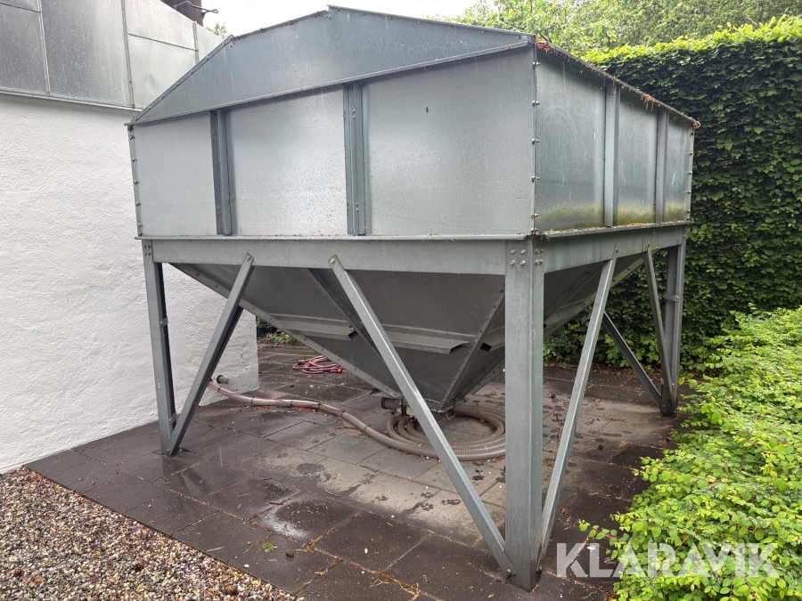 Træpillesilo Outdoor silo for wood pellets