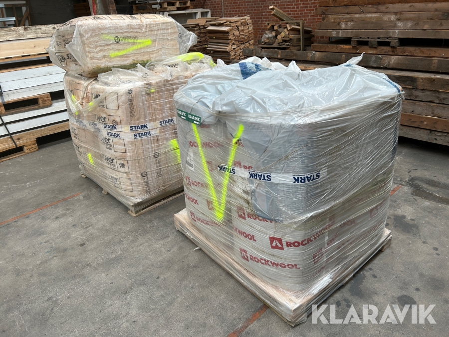 Isolering Isover / Rockwool 2 paller