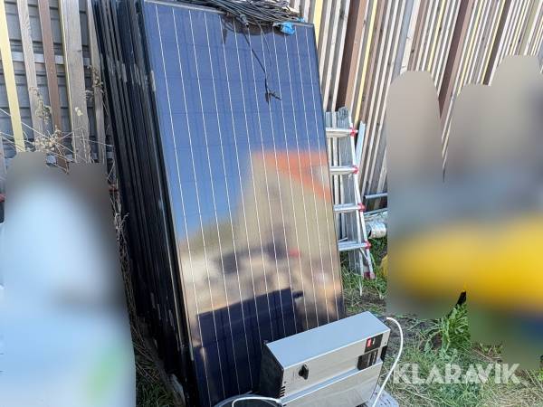 Solceller 20styk incl inverter Himin Solar HG-200S/Bb