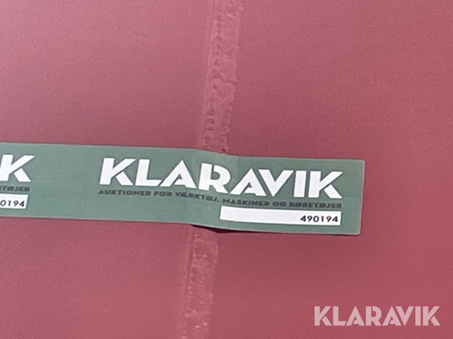 Vogn MI 160PT 16 T / Bagtip