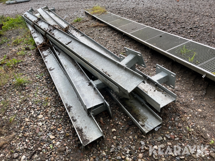 I jerns bjælker 6 styk galvaniseret