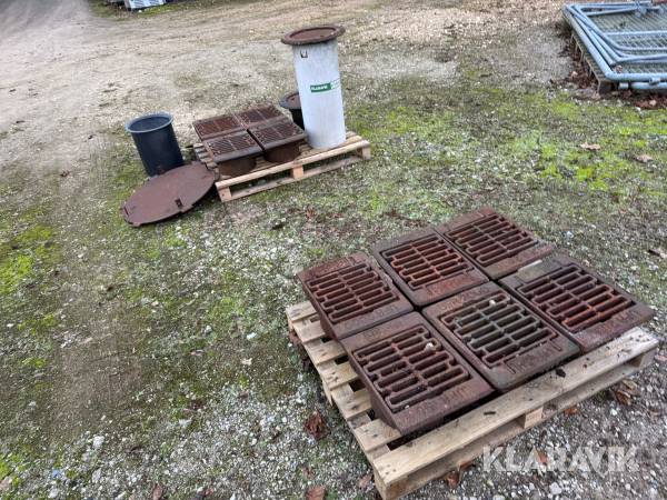 Støbejerns riste HR Rist UFR 2000 10 styk