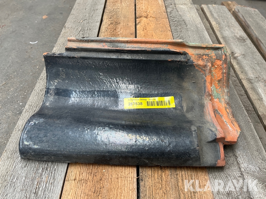 Glaseret falstegl Hillerød Teglværk 4500stk sort