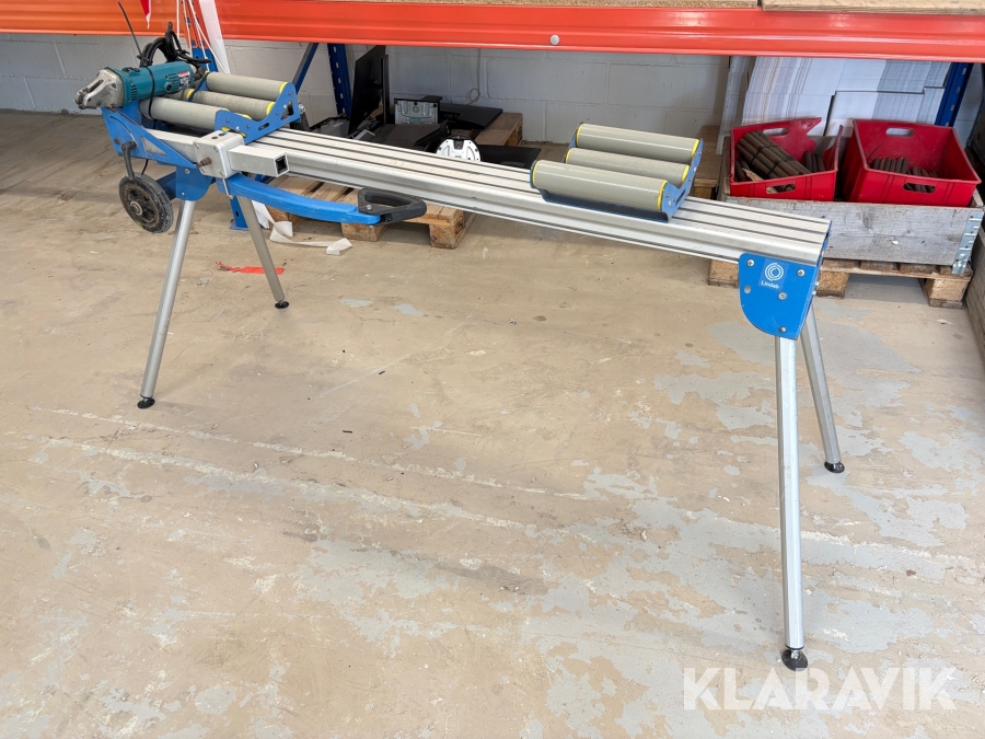 Kanalskære bænk Lindab SCRS2 med Makita 230v kanal klipper