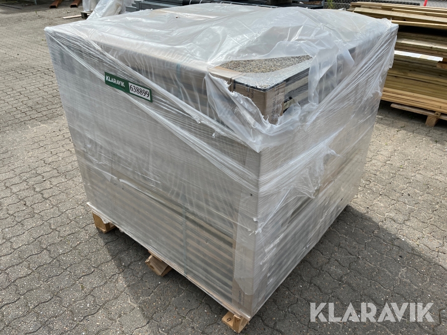 Troldtekt sort med isolering 42 styk