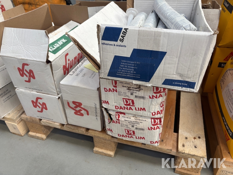 Fugemasse Ljungdahl, Danalim, Sabaprotect 105 styk