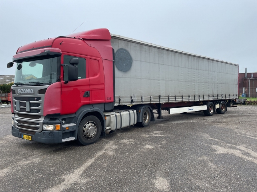 Scania trækker m. Krone citytrailer