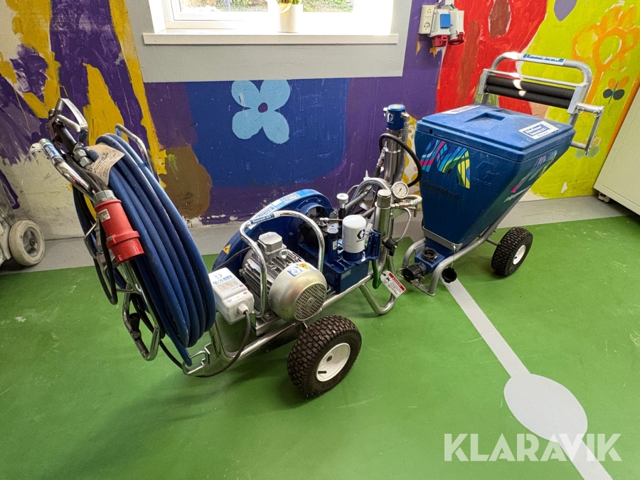 Malersprøjte Graco TexSpray DutyMax EH300DI med beholder