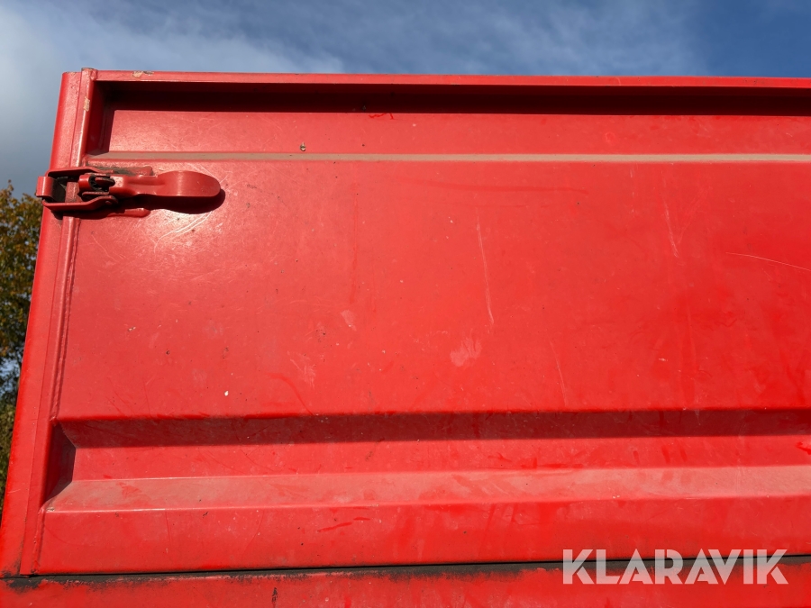 Tip vogn Kimadan LBC 120 BT med hydraulisk bagsmæk.